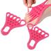 Bunion Corrector Adjustable Toe Stretch Belt Pink Correction Claw Toe Stretch Straightener for Muscle Foot Relaxation Women Men Toe Foot Brace Splint Toe Straighteners