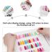 1pc Nail Color Book Color Cards Fake Tips Display Book Nail Color Display Board Color Card Book Chart Nail Art Tool Nail Color Sample Plate Nail Polish Glue Abs White Template - Buy Online on GoSupps.com
