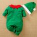 Hifot My First Christmas Baby Romper and Hat Set - Unisex Newborn Outfit (Green, 3-6 Months) - Buy Online on GoSupps.com