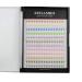 12Rows 240Pcs 10D Colorful Individual Premade Fans False Eyelashes Mixed 12 Colors Volume Eye Lashes Extensions Makeup Cluster Eyelashes 8/10/12/13/14/15/16mm Available(12MM) 10D-12MM