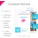 Gen DNA Test Advanced Duo - Couple Genetic Testing for Ancestry, Health, Traits & Wellness | Genetic Compatibility | 400+ Lifetime Online Reports - Buy Online on GoSupps.com