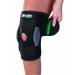 MUELLER Green Adjustable Hinged Knee Brace Black/Green One Size Fits Most