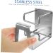 Zerodeko 5-Piece Steel Cup Stand Organizer - Shower-Mounted Toothbrush & Nail-Free Cabinet Holder - Dorm Bathroom Storage Solution (8.3x7.2x5.5cm) - Buy Online on GoSupps.com