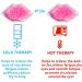 Lip Ice Pack Gel for Lip Filler After Care - 10 Pcs Reusable Lip Shaped Gel Pads for Pain Relief and Swelling Reduction - Eye Relaxation and Anti-Aging Lip Care - Buy Online on GoSupps.com