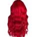 Wig Women Long Hair Red Brazilian Wavy Cosplay Curly Long Women Synthetic Hair 50s 80s 60s 70s