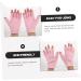 Healeved 8 Pairs Gel Moisturizing Gloves Moisturizing Half Gloves Hair Padding for Updos Grooming Glove Lotion for Men Women Gloves Soft Computer Moisturizing Lotion Pink Knitting Women's - Buy Online on GoSupps.com