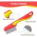 Tomtary Flea Comb with Stainless Steel Fine Tooth Flea Comb for Small Dogs and Cats Rabbits Removal Grooming Flea Comb Anti Slip Handle Pet Comb to Remove Fleas Lice Dirt - Buy Online on GoSupps.com