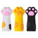 tibiu 3Pcs Cute Nipper Cover Protective Sleeve for Nail Cuticle Scissors Cover Manicure Pedicure Tools Tweezers Cap