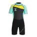 DIVE & SAIL Kids 2.5mm Warm Wetsuit One Piece UV Protection Shorty Suit Green X-Large
