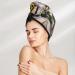Lisbon Tram Coral Velvet Dry Hair Cap | Unisex Wet Towel Wrap for Bathroom Pool Beach - Ideal Accessory - Buy Online on GoSupps.com