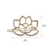 Myga Lotus Flower Metal Hair Clips - Comfortable Snap Lock Ideal for Weddings & Parties - Shop Internationally! - Buy Online on GoSupps.com