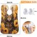 Sunflower Cat Beard Bib Apron | Beard Hair Catcher for Men | Perfect Father's Day & Christmas Gift with Suction Cups - Buy Online on GoSupps.com