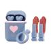LAMUSELAND Matte Lipstick Set - Waterproof, Long Lasting, Velvet Moisturizing Formula - 2Pc/Set in Dual-color Earphone Lip Gloss - Non-stick Cup Lip Makeup Gift Kit for Girls (Blue) - Buy Online on GoSupps.com