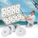 Bavooty foam line winder fishing fishing cord coil fishing cord coil wrapping board fishing equipment fishing cord coil covers made of foam fishing cord. Restheses storage box white 16PCs