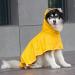 Buy Hykiee Waterproof Dog Raincoat - Adjustable Breathable Jacket with Hood for Small to Large Dogs - XXL Yellow - Buy Online on GoSupps.com
