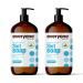Everyone 3-in-1 Soap, Body Wash, Bubble Bath, Shampoo, 32 Ounce (Pack of 2), Unscented, Coconut Cleanser with Organic Plant Extracts and Pure Essential Oils Unscented 32 Ounce, 2 Count