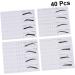 Beavorty 4 Sets stencil eyebrow shape eyebrow card eyebrow stencil sticker plastic sleeve cosmetic - Buy Online on GoSupps.com