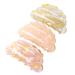 3 pack Medium Hair Claw Clips for Women Girls Acrylic Claw Hair Clip Hair Crab Clamp Colorful Hair Clips (Color A)