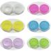 Howinn 60pcs Colorful Contact Lens Case Set - Left/Right Eye Cases in Red Purple Yellow White Blue Green - Perfect for Easy Lens Storage & Travel - Buy Online on GoSupps.com