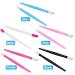 50-Piece Rubber Nail Cuticle Pusher & Nail Cleaner Set - Mixed Colors for Men and Women - Perfect for Christmas & Valentine's Day Gifts - Buy Online on GoSupps.com