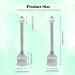 IETONE Stainless Steel Facial Pore Cleaner Scraper - Double-Head Blackhead Remover Sticks for Acne, Comedone, Blackhead, Whitehead - Metal Extractor Tools for Face Cleaning - Buy Online on GoSupps.com