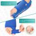 Hallux Valgus Rail & Bunion Corrector - Pain Relief for Overlapping Toes Gel Pillows & Metal Rod Support - Buy Online on GoSupps.com