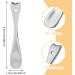 Sibba Mini Spoon Face Spatula Makeup Small Skincare For Cosmetics Mask Make Up Tool Beauty Skin Care Lotion Cosmetic Facial Spatulas Cream Product Moisturizer Applicator Tiny Scoop Lip Scooper Silver - Buy Online on GoSupps.com