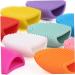 Didiseaon Silicone Cosmetic Brush Egg Makeup Brush Cleaner Mat Cleanser Washing Silicone Makeup Cleaner Silicone Brush Cleaner Cleaning Scrubber Electric Accessories Purple medium Purple - Buy Online on GoSupps.com