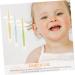 Beavorty 12-Pack Pink Baby Toothbrush Set - Soft Manual Infant Brushes for 1-Year-Olds - Suction Travel Toddler Toothbrushes - Buy Online on GoSupps.com