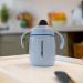 Tommee Tippee Superstar Trainer Sippy Cup | INTELLIVALVE Technology | 10oz 6+ Months | 100% Leak-Proof | Antimicrobial | Blue Orange - Buy Online on GoSupps.com