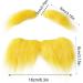 Moustache blonde | Costume de moustache de No l | Fournitures de f te auto-adh sives amusantes pour les f tes de fin d'ann e v nements de feu de d'automne de cosplay maquillage f 1 ml (Lot de 1) - Buy Online on GoSupps.com