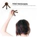 Plafope Wooden Head Massager - 5-Claw Scalp Massager for Relaxation & Stress Relief - Practical Massage Device for All - Buy Online on GoSupps.com