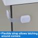 Baby Locks (4-Pack) - Child Safety Cabinet Locks 3M Adhesive - Secure Baby Proofing Latches for Cabinets, Drawers, Fridge, Oven, Toilet Seat - Multi-Purpose Protection - Buy Online on GoSupps.com