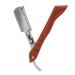 Light Rosewood Bart Hairdresser Hand Razor for Men - Comfortable Handle High-Quality Design Durable & Stylish Grooming Tool - Buy Online on GoSupps.com