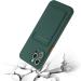 Tivenfezk Nadoli Silicone Case for iPhone 15 Pro - Ultra Thin Shockproof Scratch-Resistant Wallet Cover with Credit Card Holder - Dark Green - Buy Online on GoSupps.com