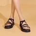 Orthopedic Bunion Corrector Sandals for Women - Summer Platform Shoes Breathable Casual Beach Travel - Black 7.5 - Buy Online on GoSupps.com