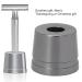 Shop Quality Shaver Base & Stand for Men | Safety Metal Manual Beard Shaver Holder for Bathroom Countertops - International Shipping Available - Buy Online on GoSupps.com