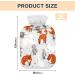 Cute Foxes & Rabbits Hot Water Bottle (1L) - Soft Warm Cover for Bed Hands Neck & Shoulders - Perfect Winter Comfort - Buy Online on GoSupps.com