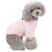 Shop Tineer XL Pink Winter Dog Coat - Warm Cashmere Fleece Sweater for Small & Medium Dogs - Buy Online on GoSupps.com