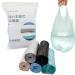 Strong Trash Bags 5 Rolls/100 Counts Garbage Bags for Office Kitchen Bathroom Waste Bin Colorful Portable Small Rubbish Bags Wastebasket Bags