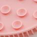 Premium Foot Scrubber for Shower - Non-Slip Suction Cup Cleaning Brush for Smoothing & Massaging - Pink - Buy Online on GoSupps.com