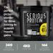 The Bulk Protein Company SERIOUS Protein Powder 4kg - Banana Flavor | Low Carb Muscle Growth & Recovery Supplement | 133 Servings - Buy Online on GoSupps.com