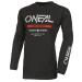 O'neal element Youth Cotton Jersey Squadron V.22 I MX MTB Shirt I Children Sports Hirt Boy Langarm I MTB MX I Slim Fit For perfect fit I 100% cotton 13 years black/gray