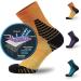 MEIKAN Waterproof Hiking Socks - Unisex Digital Print, Breathable, 100% Waterproof - 1 Pair (Large) - Orange - Buy Online on GoSupps.com
