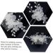 FOMIYES 1 Set Comb Plate Hairpin Wedding Hair Side Comb Bride Hair Comb Flower Hair Comb Flower Side Combs Rhinestone Hair Comb Wedding Headpiece for Bride Bun Hairpin Mosaic Fabric Manual - Buy Online on GoSupps.com
