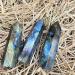 Zenkeeper Labradorite Crystal Point Wand 3-3.5 - Premium Grade for Home Decor, Meditation, Chakra, Reiki - Single Point Tower - Buy Online on GoSupps.com
