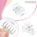 JASVERLIN Clear Small Hair Clips - 50pcs Mini Claw Clips for Fine Thin Hair - Non-Slip Strong Grip Hair Accessories for Women and Girls - Buy Online on GoSupps.com