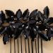 Kercisbeauty Wedding Bridal Black Rhinestones Hair Comb | Handmade Side Hair Jewelry for Prom Party & Halloween - Buy Online on GoSupps.com