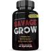 Justified Laboratories (5 Pack Savage Grow 742MG All Natural Advanced Men's Health Formula 300 Capsules - Buy Online on GoSupps.com