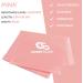 Coresteady Resistance Band for Men & Women - Pink 2 Metre Exercise Band for Strength & Flexibility - Fitness, Pilates, Yoga & Physio - With Exercise Guide - Buy Online on GoSupps.com
